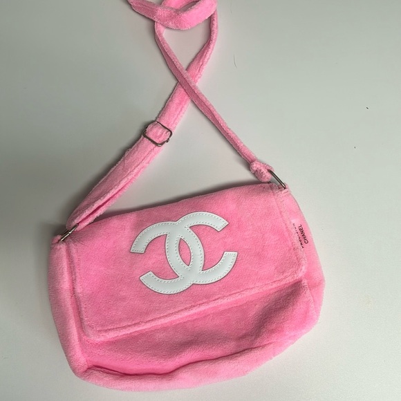 Chanel CC logo pink  precision handbag bag - Picture 6 of 9